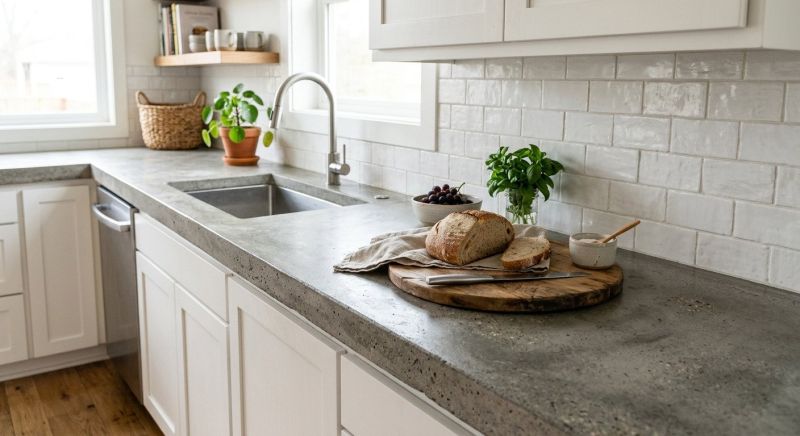 Cement Countertop Pouring in Santa Rosa, CA