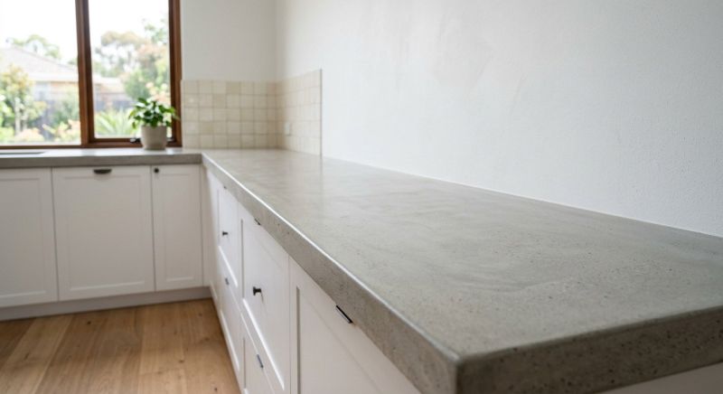 Concrete Counter Installation in Santa Rosa, CA