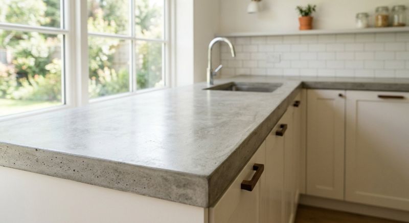 Concrete Counter Installation in Marin County, CA