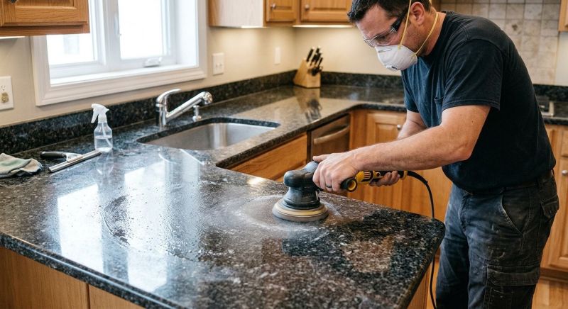 Countertop Polishing in Roseville, CA
