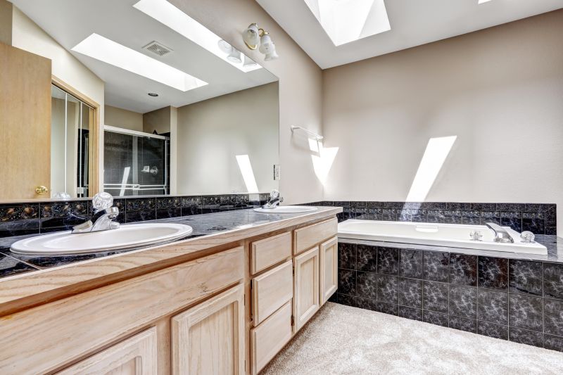 Elegant Granite Bathroom Counter