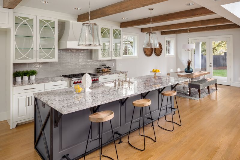 Granite Slab Installation in Marin County, CA