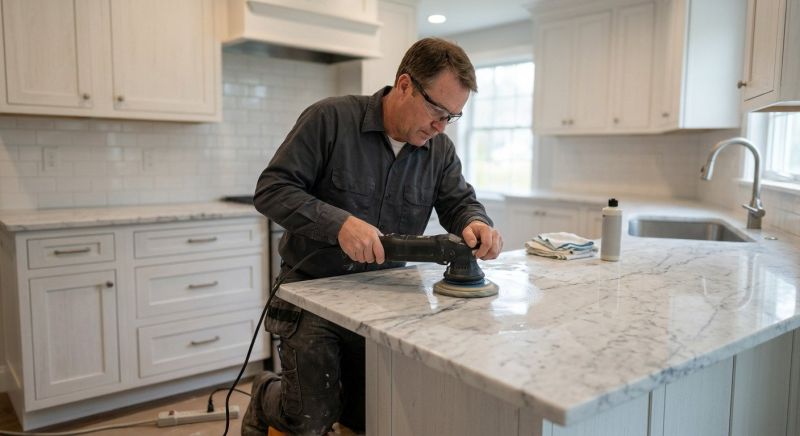 Marble Countertop Polishing in Roseville, CA
