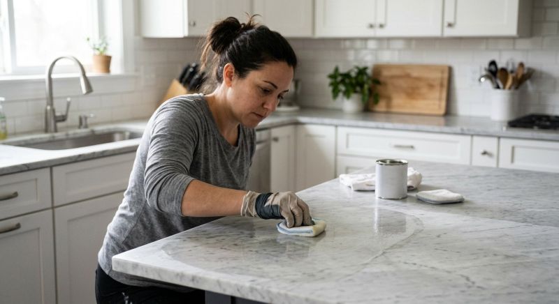 Marble Countertop Polishing in Roseville, CA