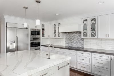 Marble Slab Installation in Lake County, IL