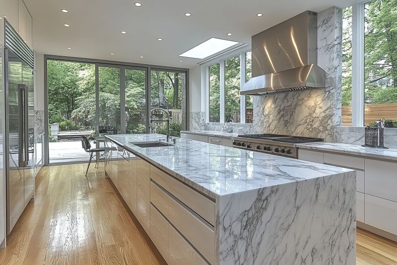 Marble Slab Installation in Marin County, CA