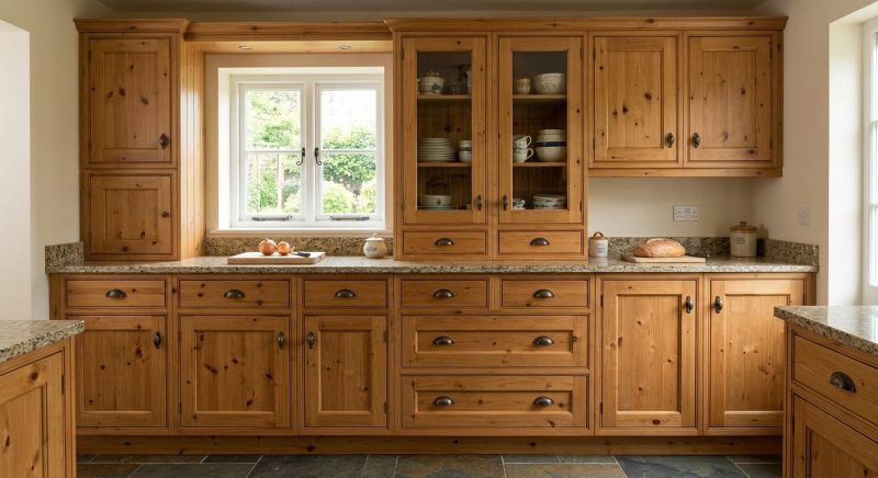 Pine Cabinets Installation in Bloomington, IN