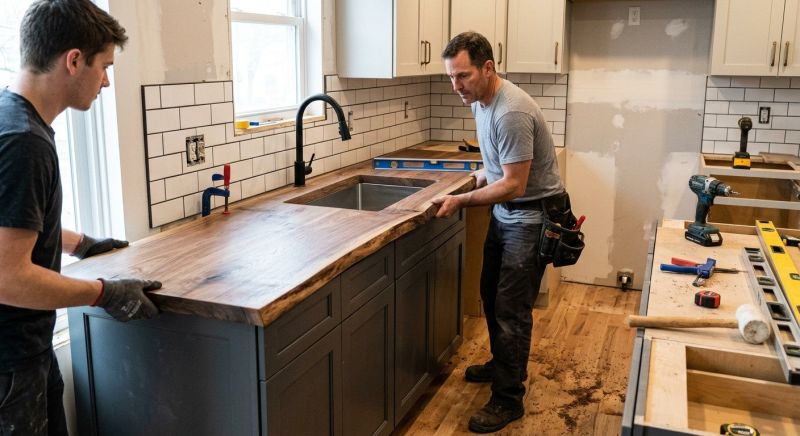 Wood Countertop Replacement in Santa Rosa, CA